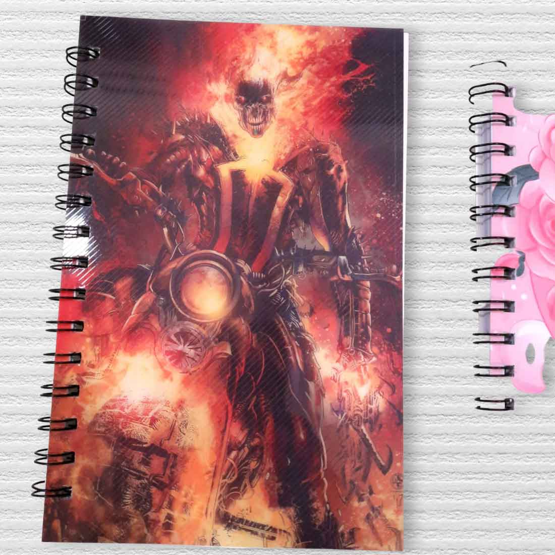 Spiral Note Book Single Line | A6 Size Note Book (60 Pages) - For Kids, Students & Return Gifts - Apkamart