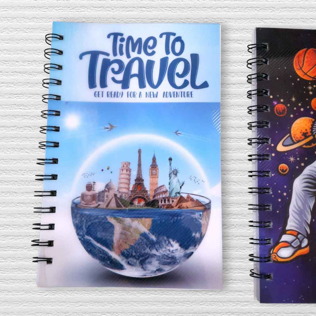 Spiral Note Book Single Line | A6 Size Note Book (60 Pages) - For Kids, Students & Return Gifts - Apkamart