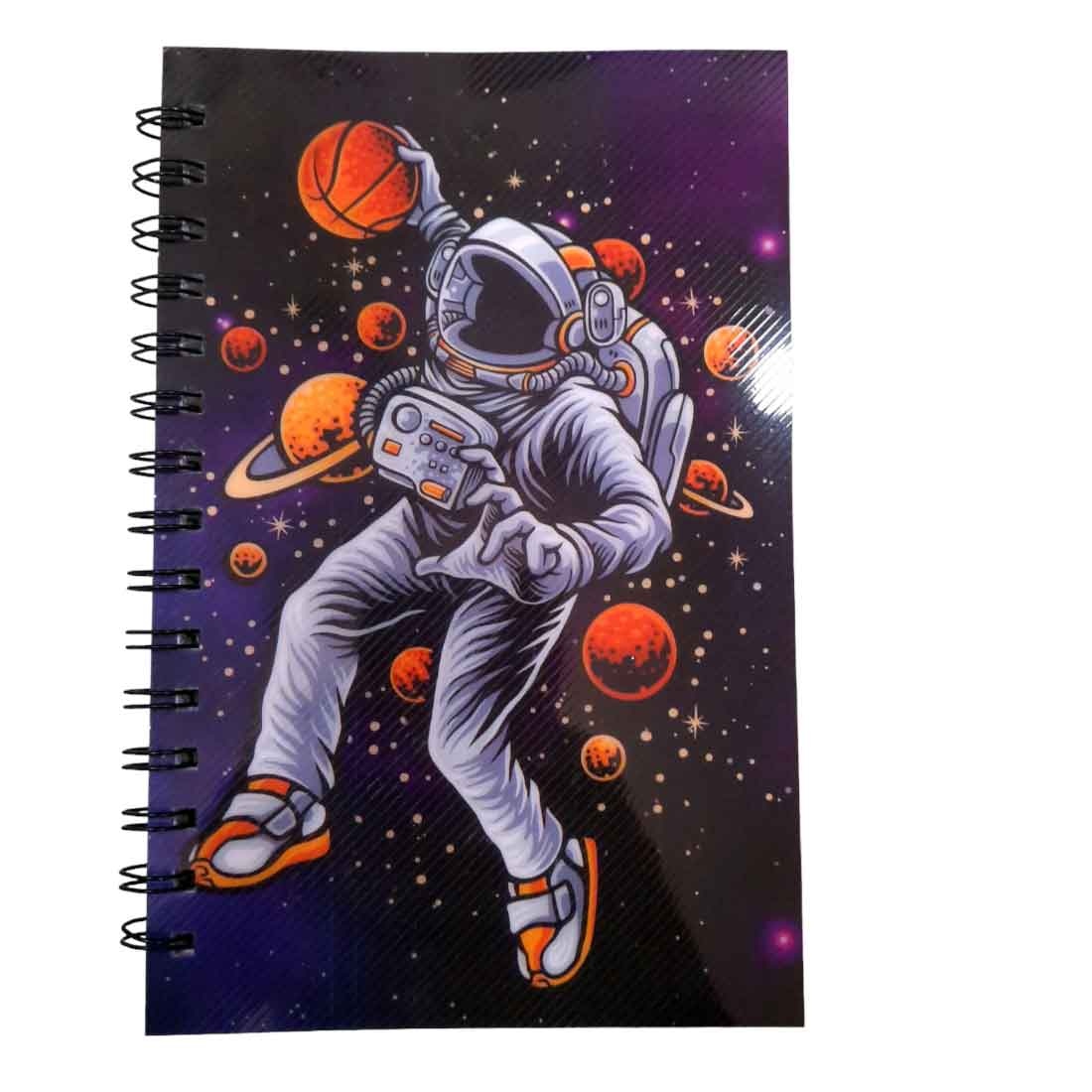 Spiral Note Book Single Line | A6 Size Note Book (60 Pages) - For Kids, Students & Return Gifts - Apkamart