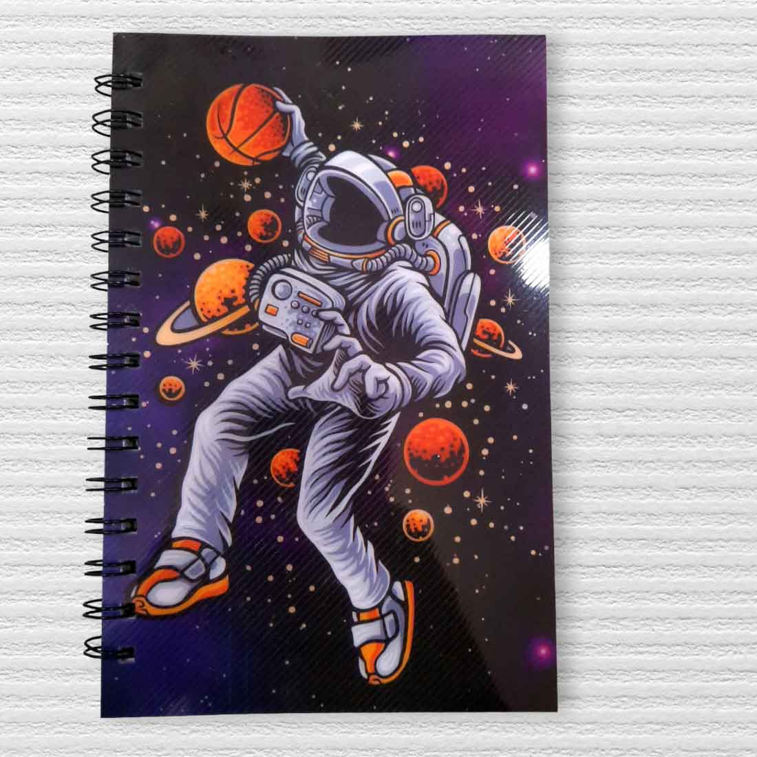 Spiral Note Book Single Line | A6 Size Note Book (60 Pages) - For Kids, Students & Return Gifts - Apkamart