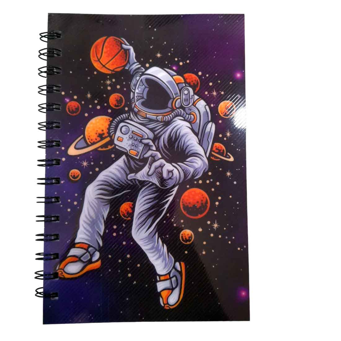 Spiral Note Book Single Line | A6 Size Note Book (60 Pages) - For Kids, Students & Return Gifts - Apkamart