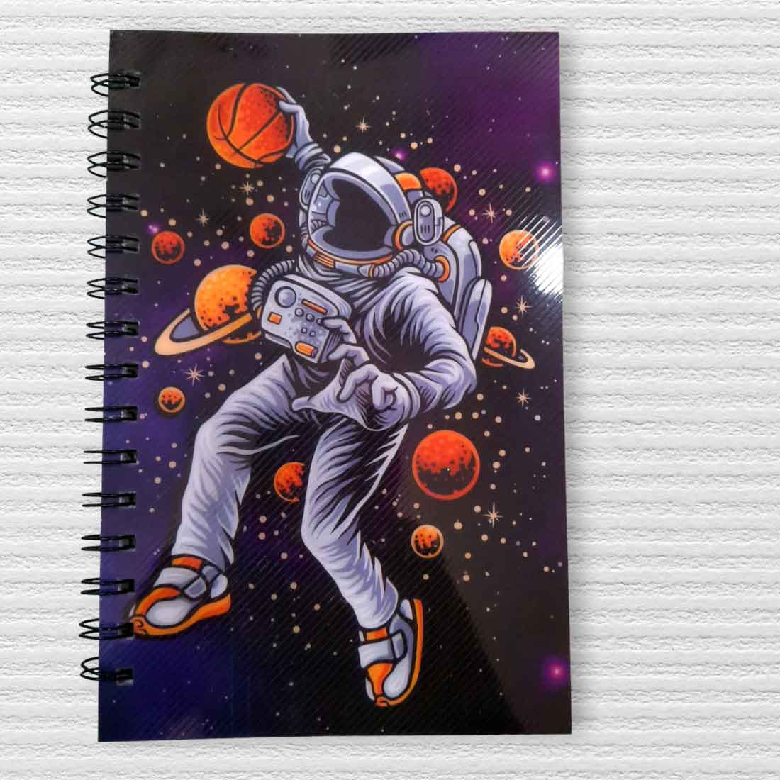 Spiral Note Book Single Line | A6 Size Note Book (60 Pages) - For Kids, Students & Return Gifts - Apkamart