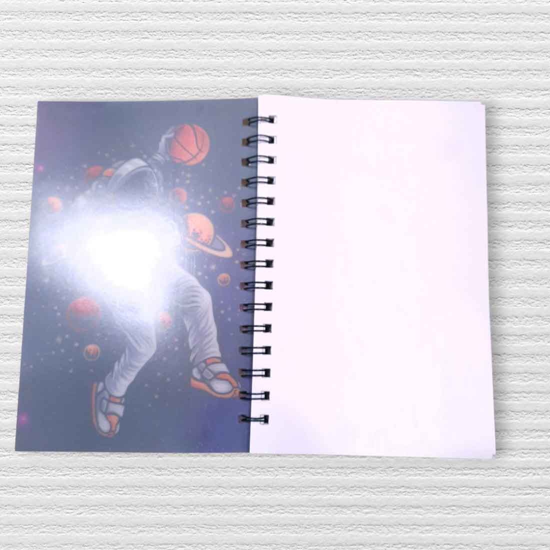 Spiral Note Book Single Line | A6 Size Note Book (60 Pages) - For Kids, Students & Return Gifts - Apkamart