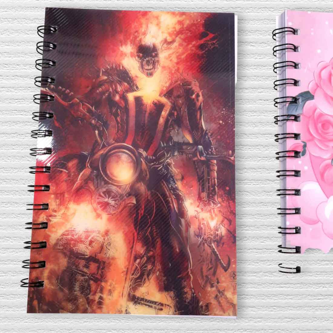 Spiral Note Book Single Line | A6 Size Note Book (60 Pages) - For Kids, Students & Return Gifts - Apkamart