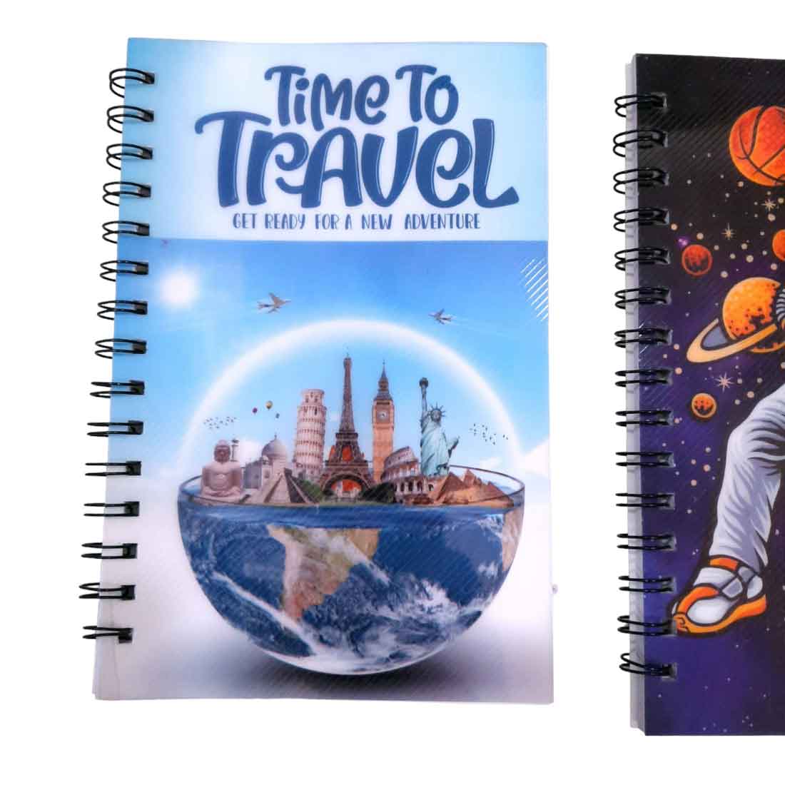 Spiral Note Book Single Line | A6 Size Note Book (60 Pages) - For Kids, Students & Return Gifts - Apkamart