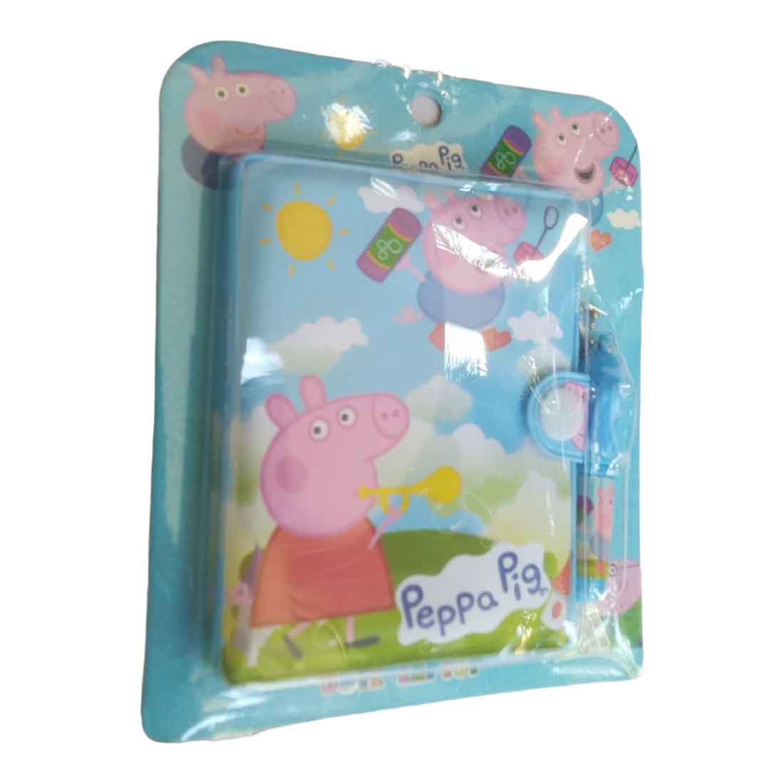 Colorful & Cute Peppa Pig Small Diary with Pen - for Kids & Birthday Return Gift (Pack of 12)  - Apkamart