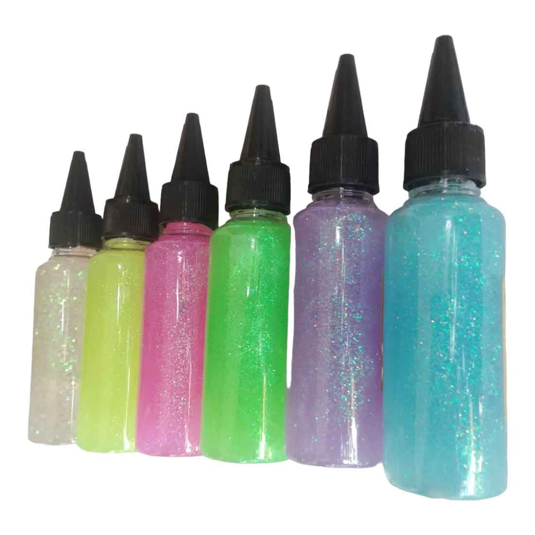 Sparkle Glitter Glue | Multicolor Sticky Glitter Glue Tube - For Art and Craft for Kids (Pack of 12) - Apkamart