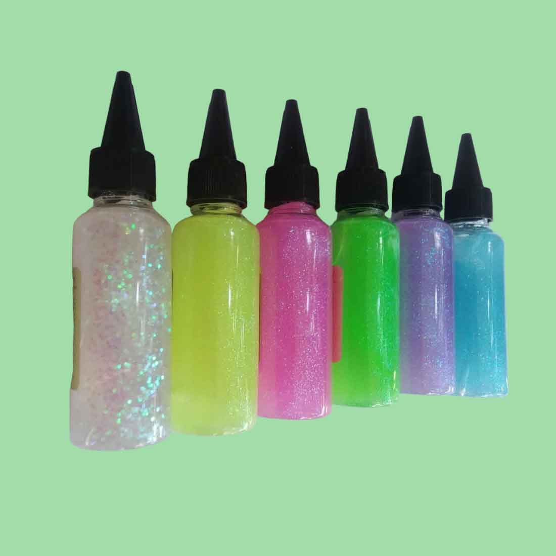 Sparkle Glitter Glue | Multicolor Sticky Glitter Glue Tube - For Art and Craft for Kids (Pack of 12) - Apkamart