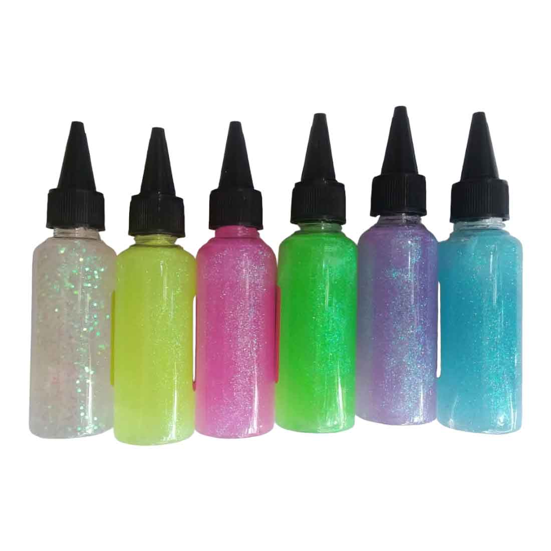 Sparkle Glitter Glue | Multicolor Sticky Glitter Glue Tube - For Art and Craft for Kids (Pack of 12) - Apkamart