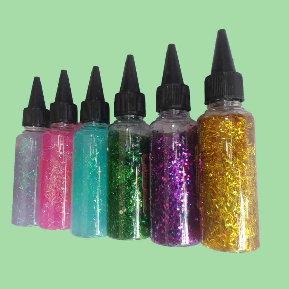 Sparkle Glitter Glue | Multicolor Sticky Glitter Glue Tube - For Art and Craft for Kids (Pack of 12) - Apkamart