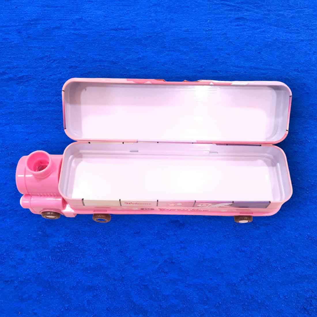 Colorful & Attractive in Train Design Pencil Box | Pen pencil case - for Kids School Supplies & Birthday Return Gifts | in Assorted Colors - Apkamart