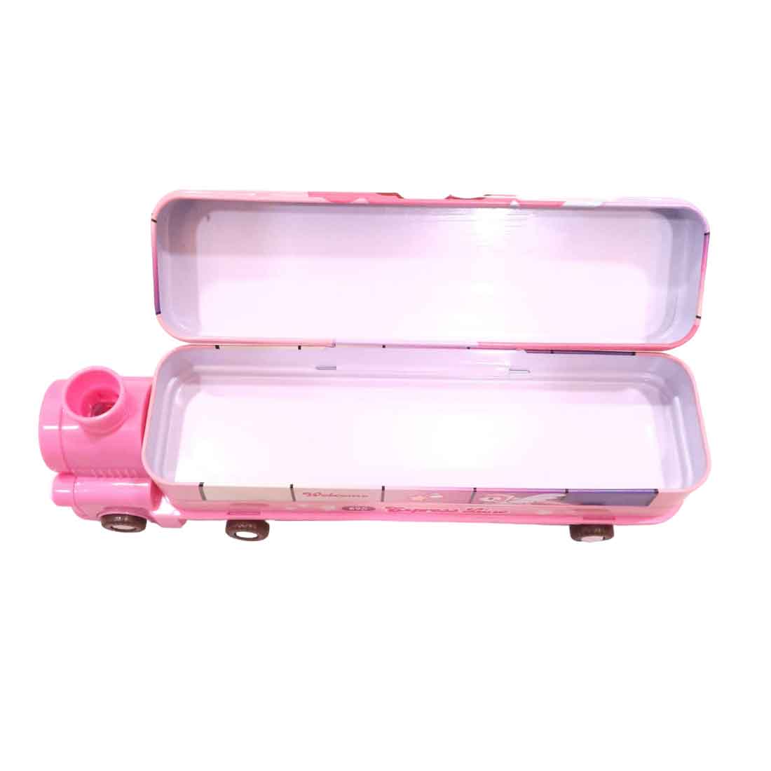 Colorful & Attractive in Train Design Pencil Box | Pen pencil case - for Kids School Supplies & Birthday Return Gifts | in Assorted Colors - Apkamart