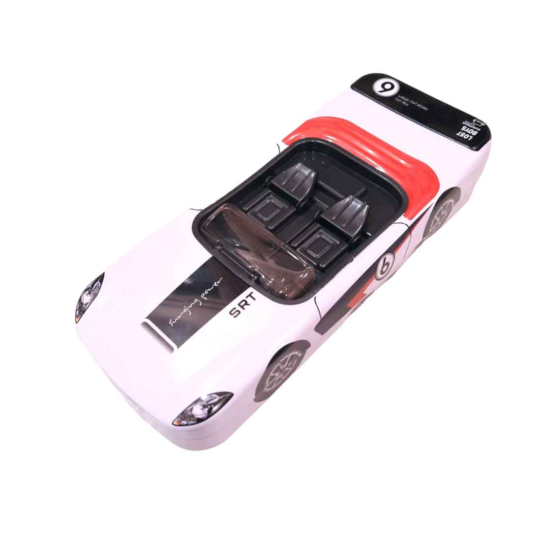 Pencil Box | Pen Pencil Case - Racing Car Design With Wheels - for Kids School Supplies & Birthday Return Gifts - Apkamart #style_pack of 1