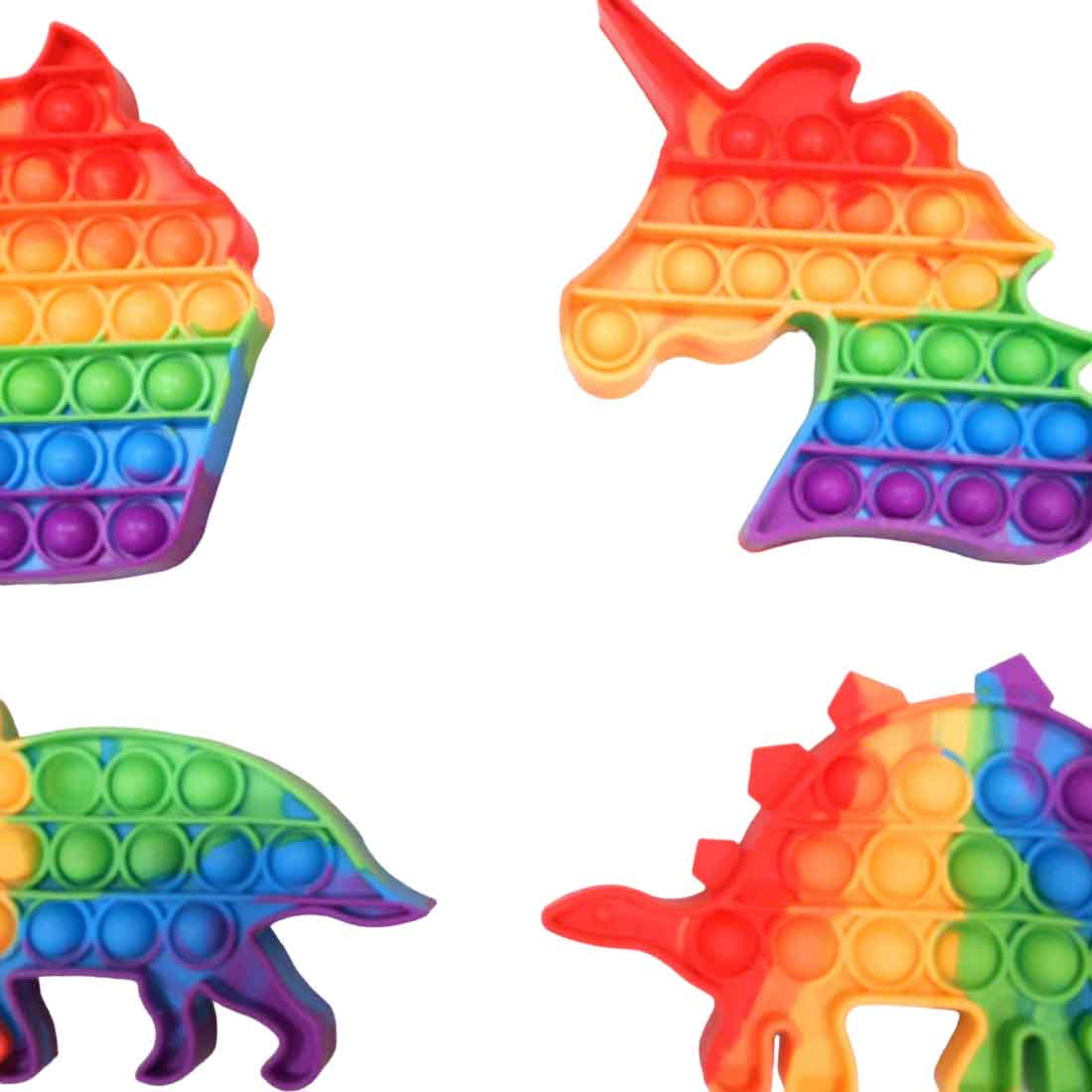 Colorful & Attractive Pop It Toys | Poppet Push Pop Bubble Toy - For Kids and Adults - Apkamart