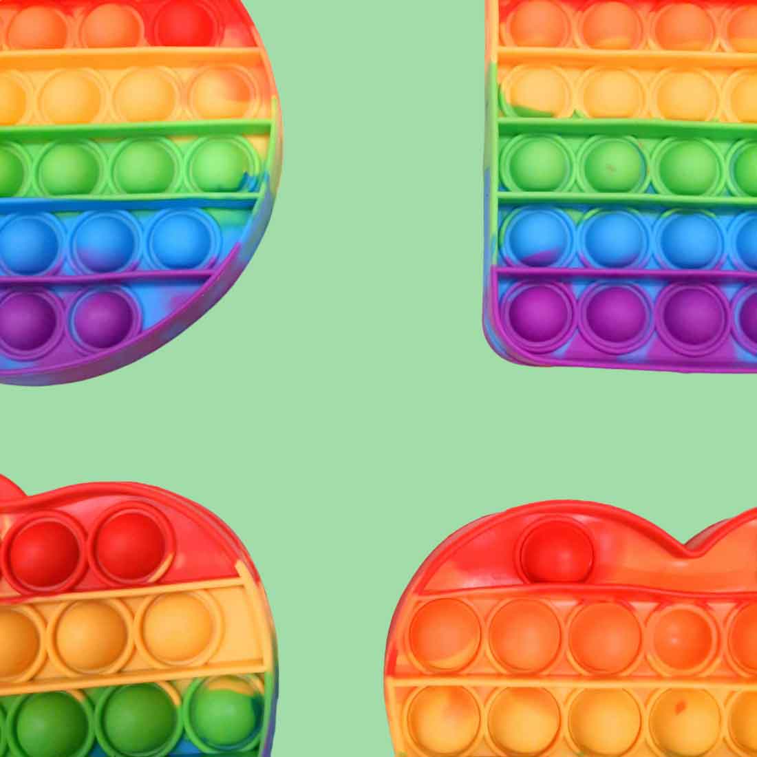 Colorful & Attractive Pop It Toys | Poppet Push Pop Bubble Toy - For Kids and Adults - Apkamart