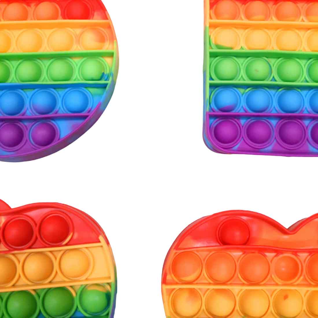 Colorful & Attractive Pop It Toys | Poppet Push Pop Bubble Toy - For Kids and Adults - Apkamart