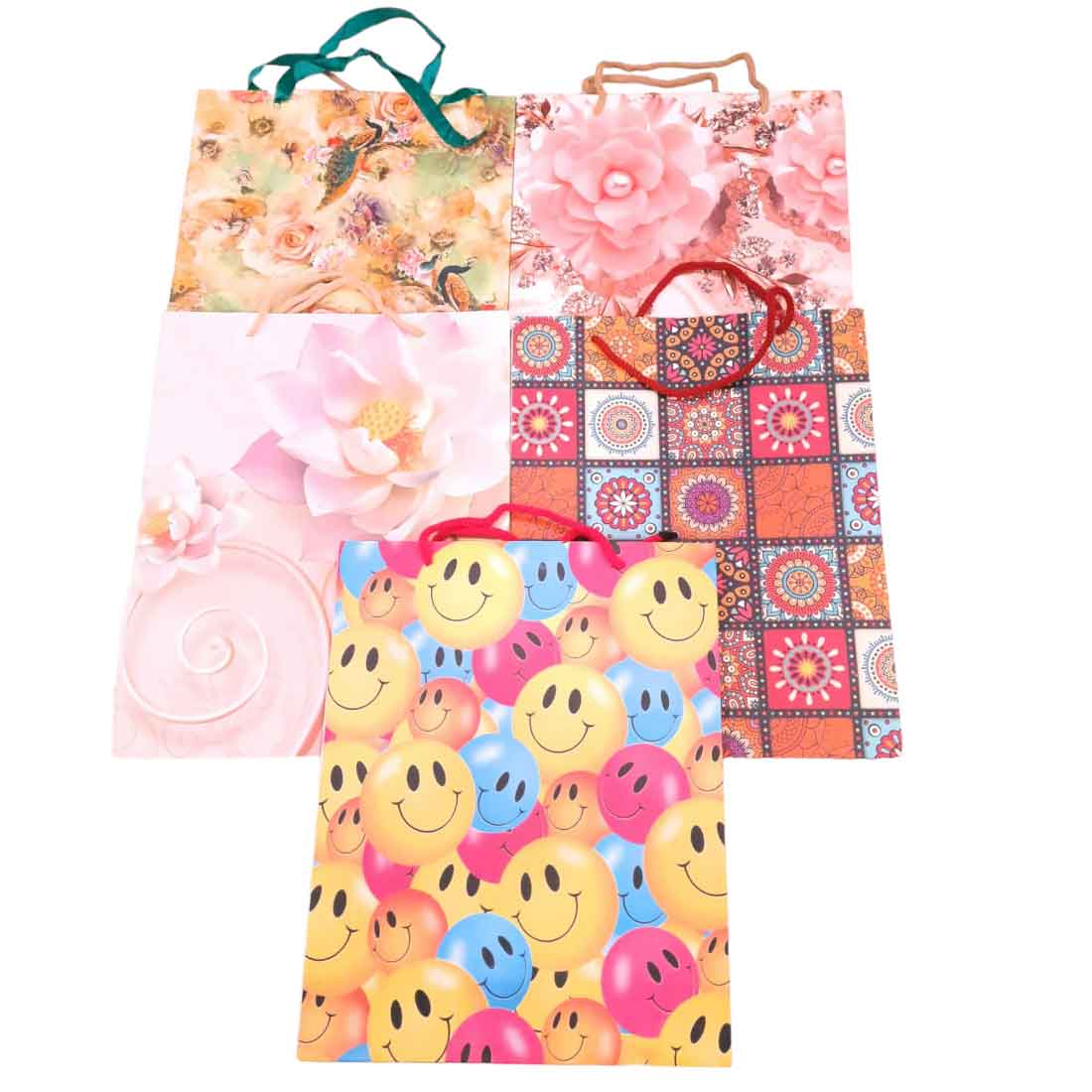 Paper Bags for Return Gifts | Gift Bags - For Kid's Birthday Party Return Gift (Pack of 12) -Apkamart