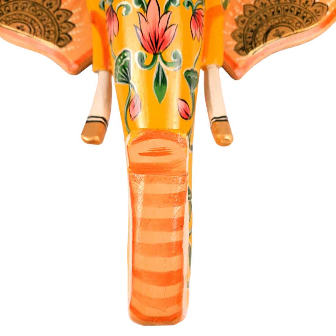 Elephant Head Wall Decor With Balaji face - Wall Art for Living Room - 14 Inch - Apkamart