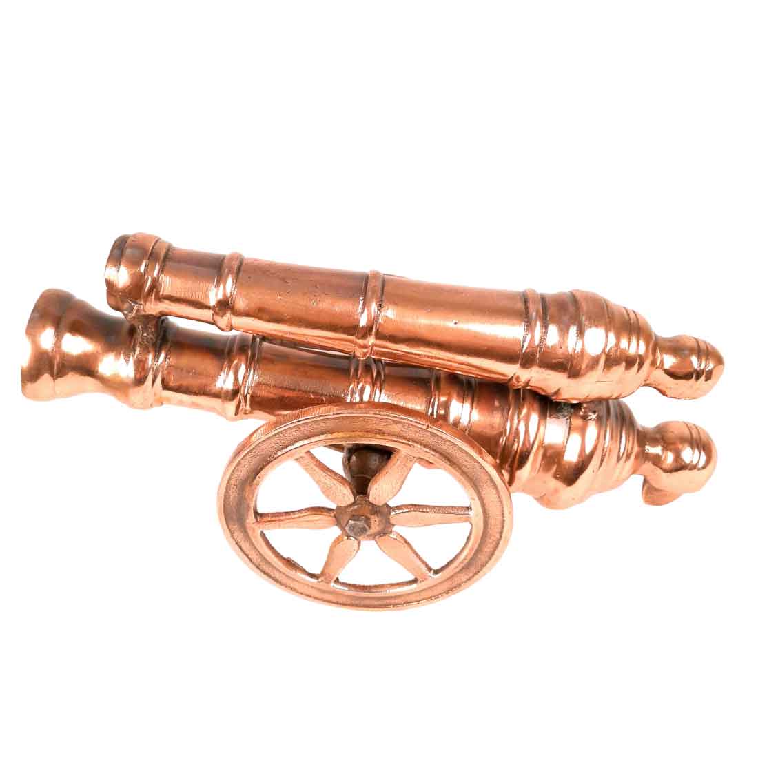 Cannon Double Barrel - Antique Showpiece - For Table Decor & Gifts -13 Inch - apkamart