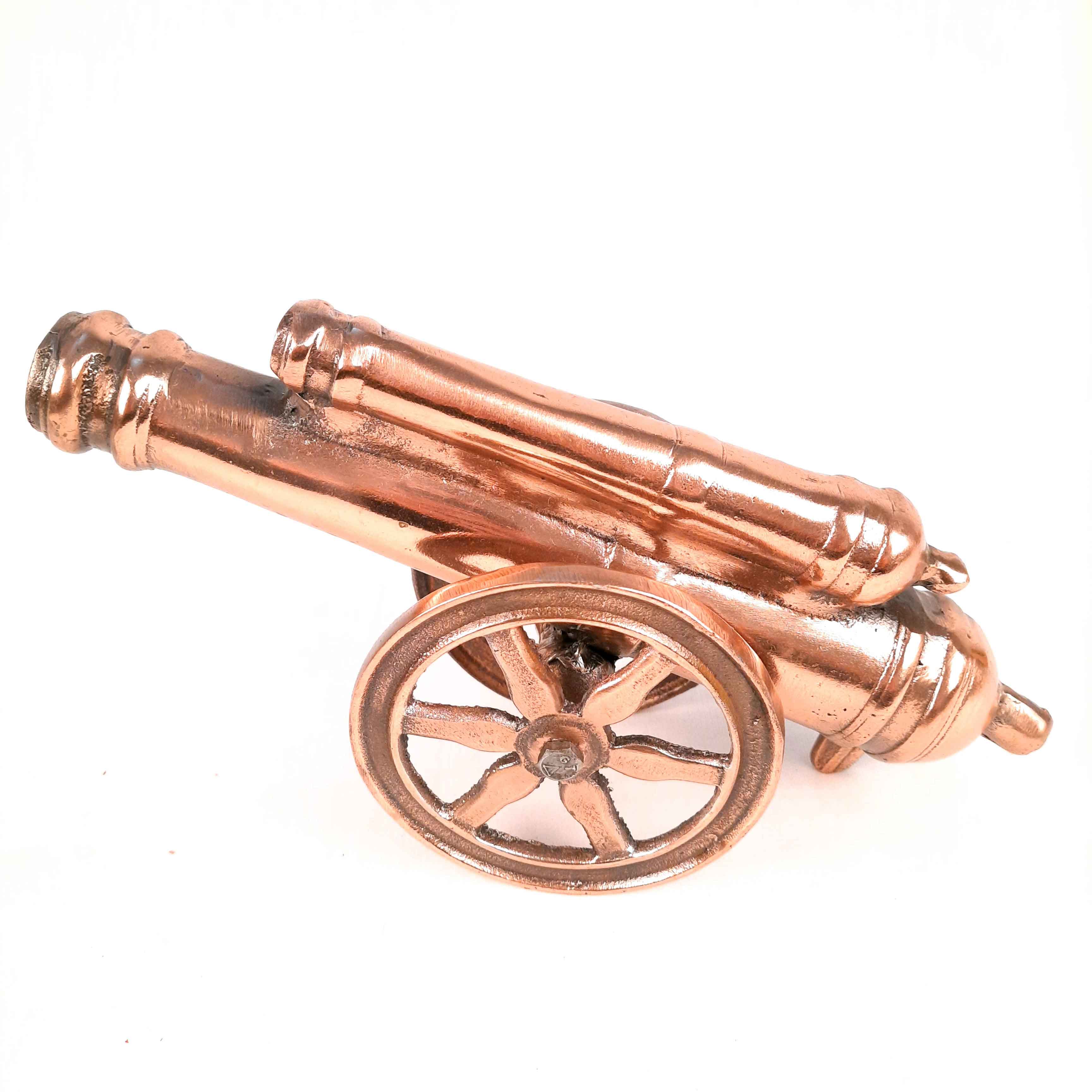 Cannon Showpiece - Double Barrel Vintage Cannon -11 Inch - Apkamart