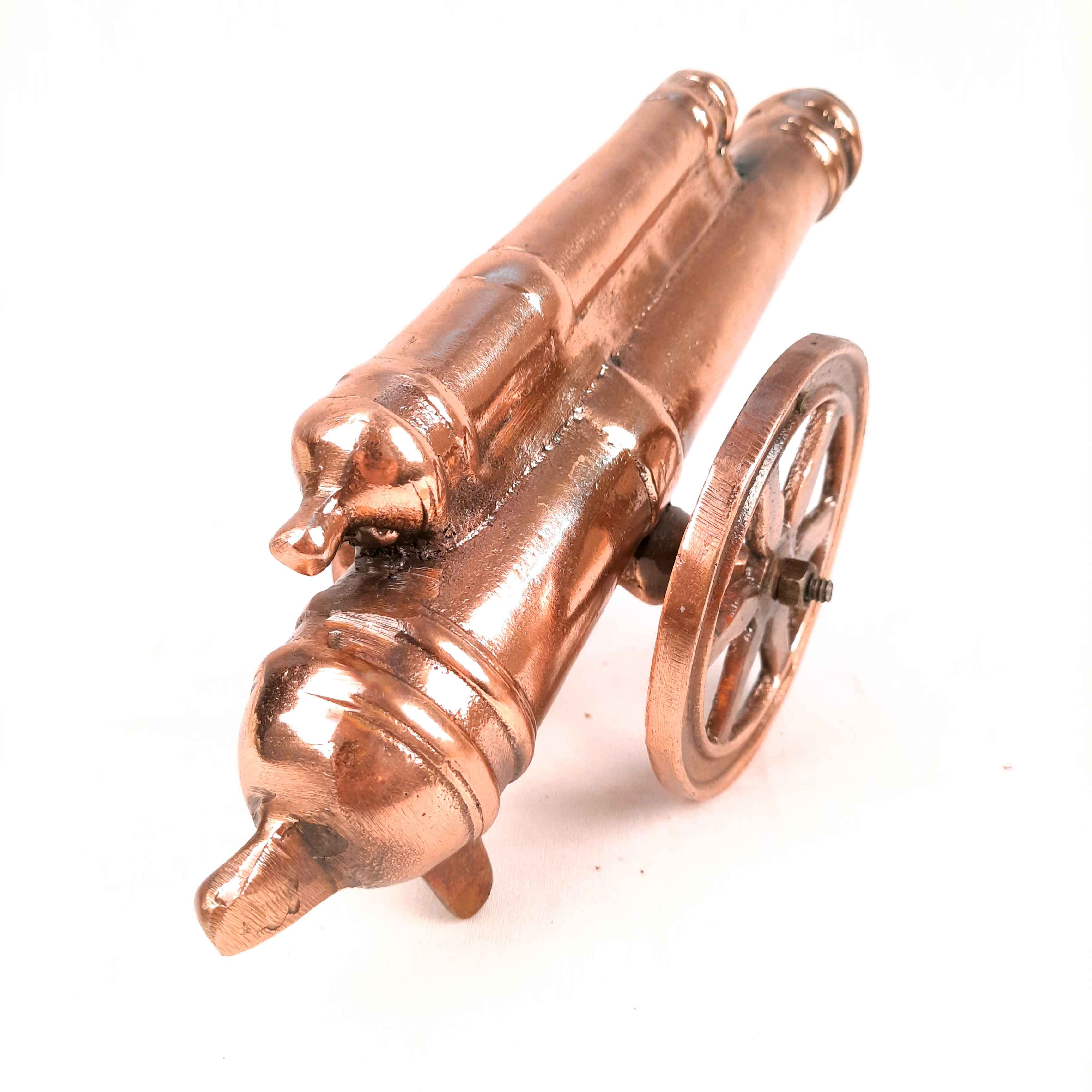 Cannon Showpiece - Double Barrel Vintage Cannon -11 Inch - Apkamart