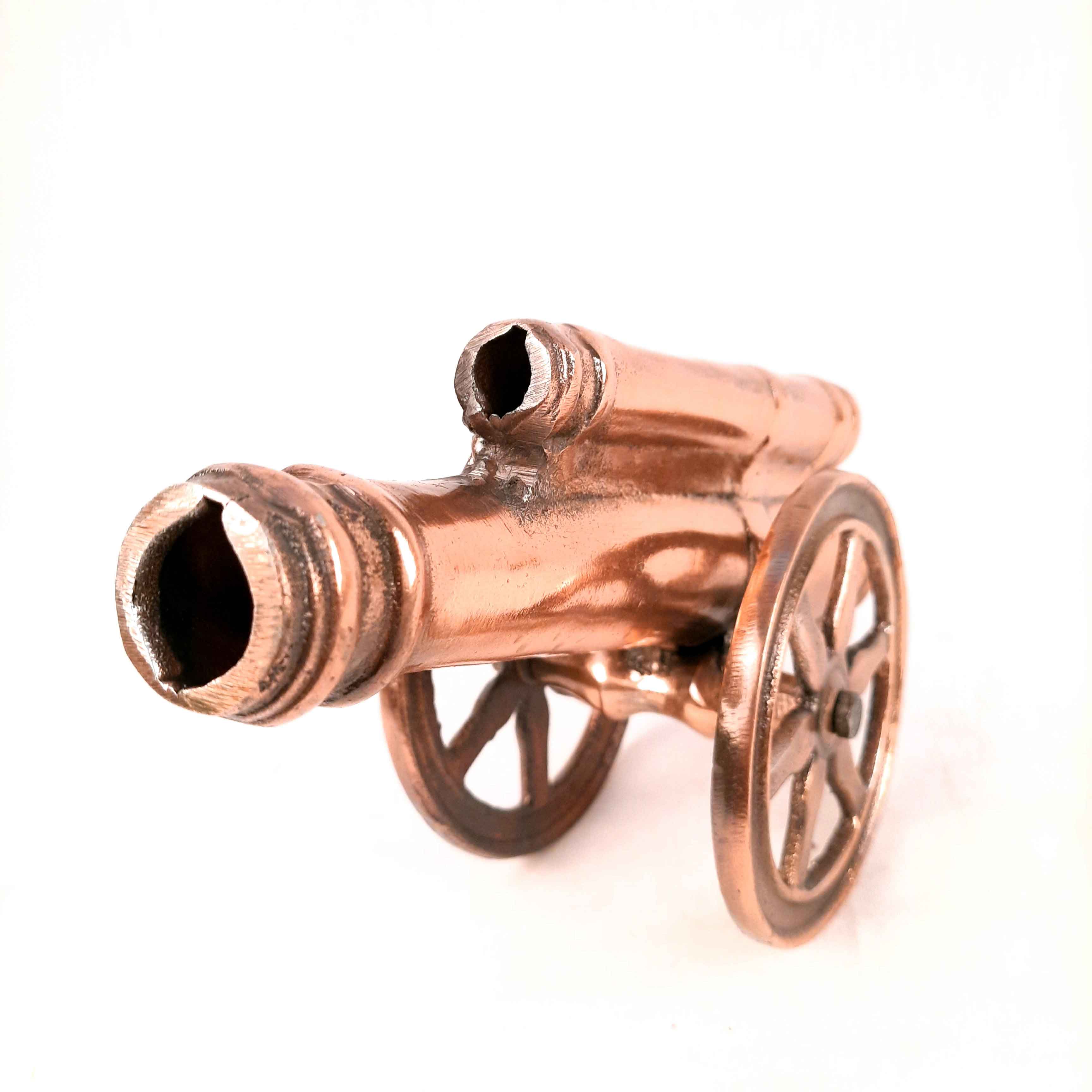 Cannon Showpiece - Double Barrel Vintage Cannon -11 Inch - Apkamart