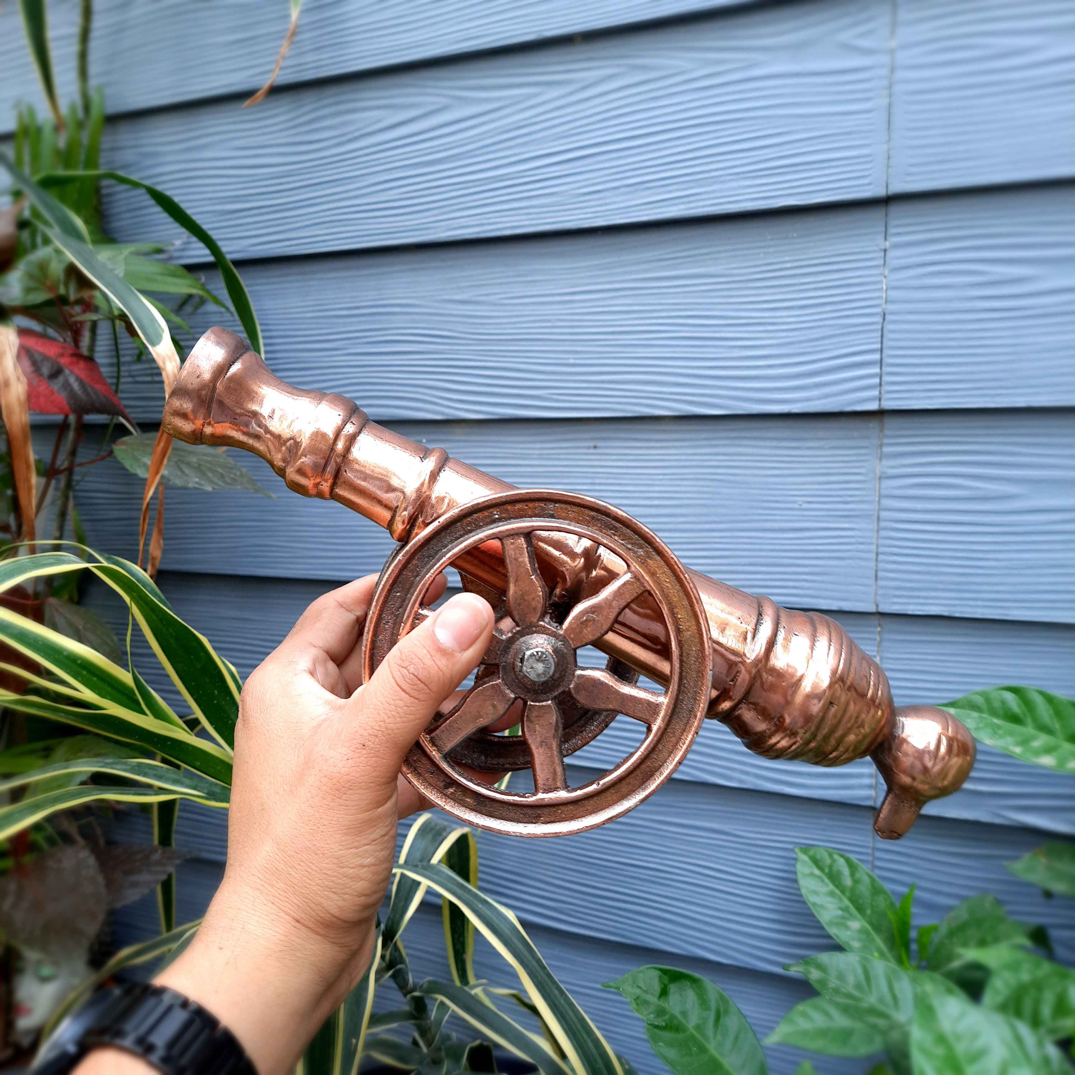 Cannon Barrel - Decorative Showpiece for Table & Office Decor - 13 Inch - Apkamart