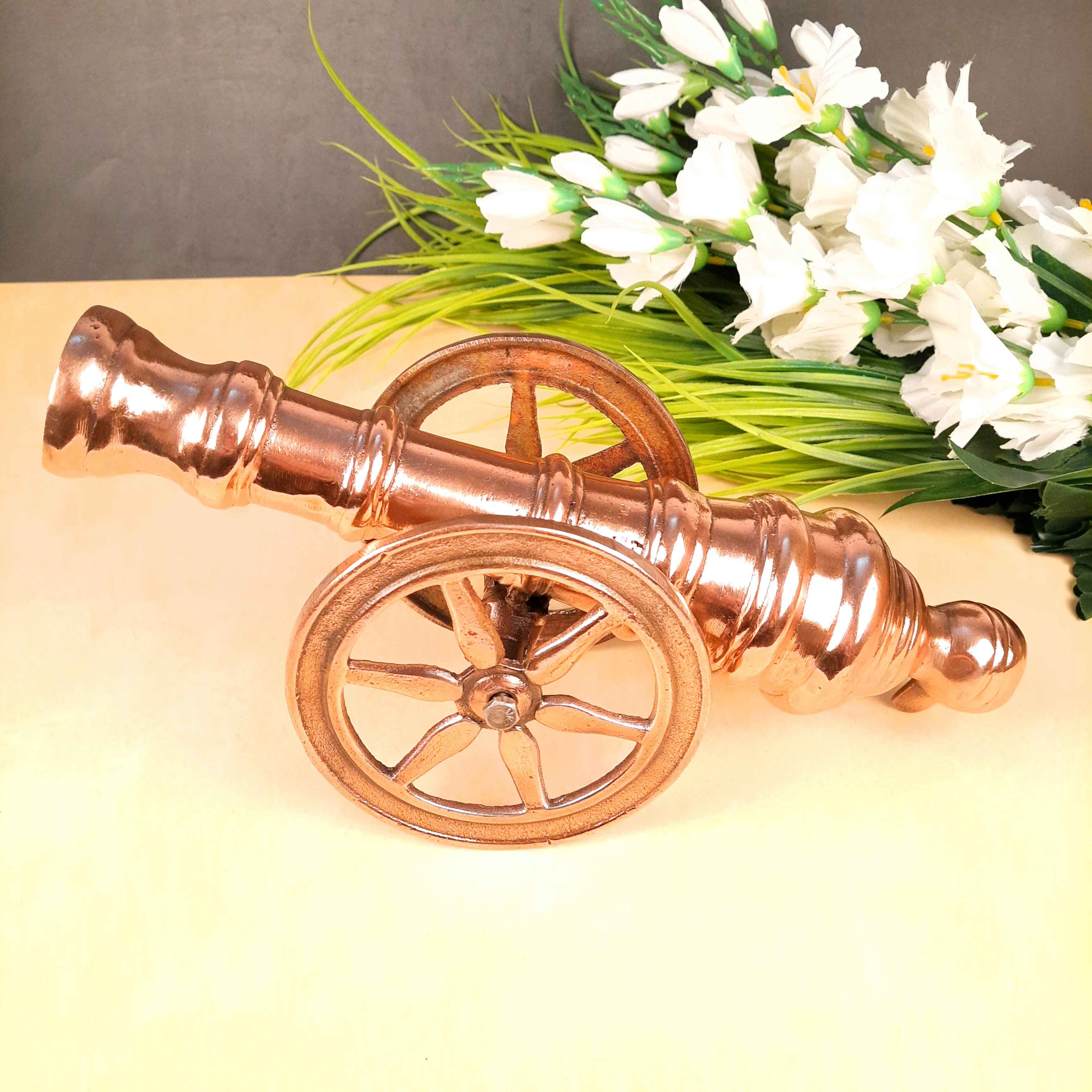 Cannon Barrel - Decorative Showpiece for Table & Office Decor - 13 Inch - Apkamart