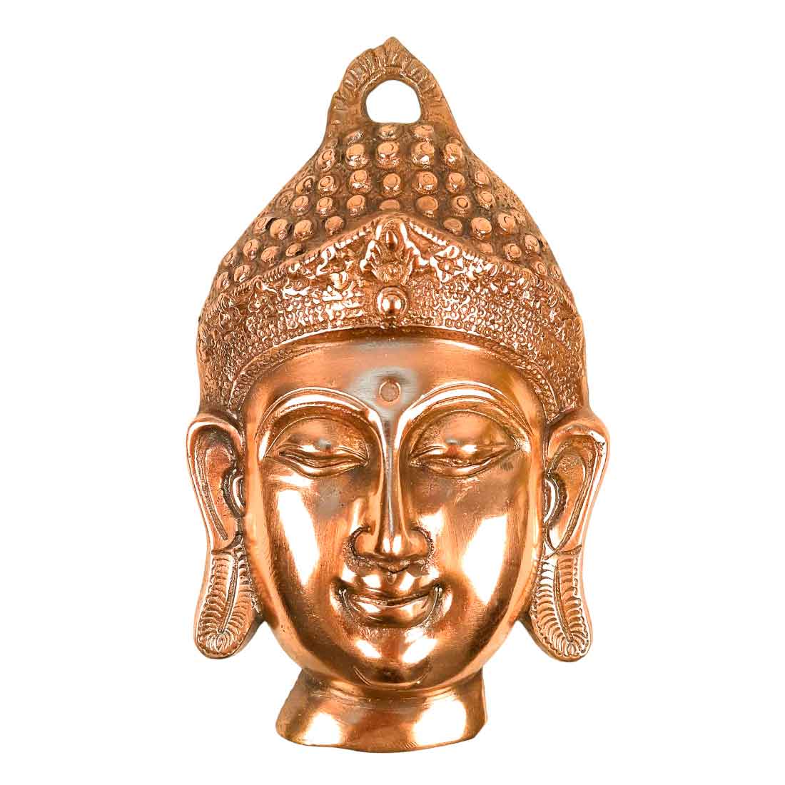 Buddha Face Wall Hanging | Buddha Wall Decor - For Home, Office, Living room Decor & Gifts - 10 Inch - Apkamart