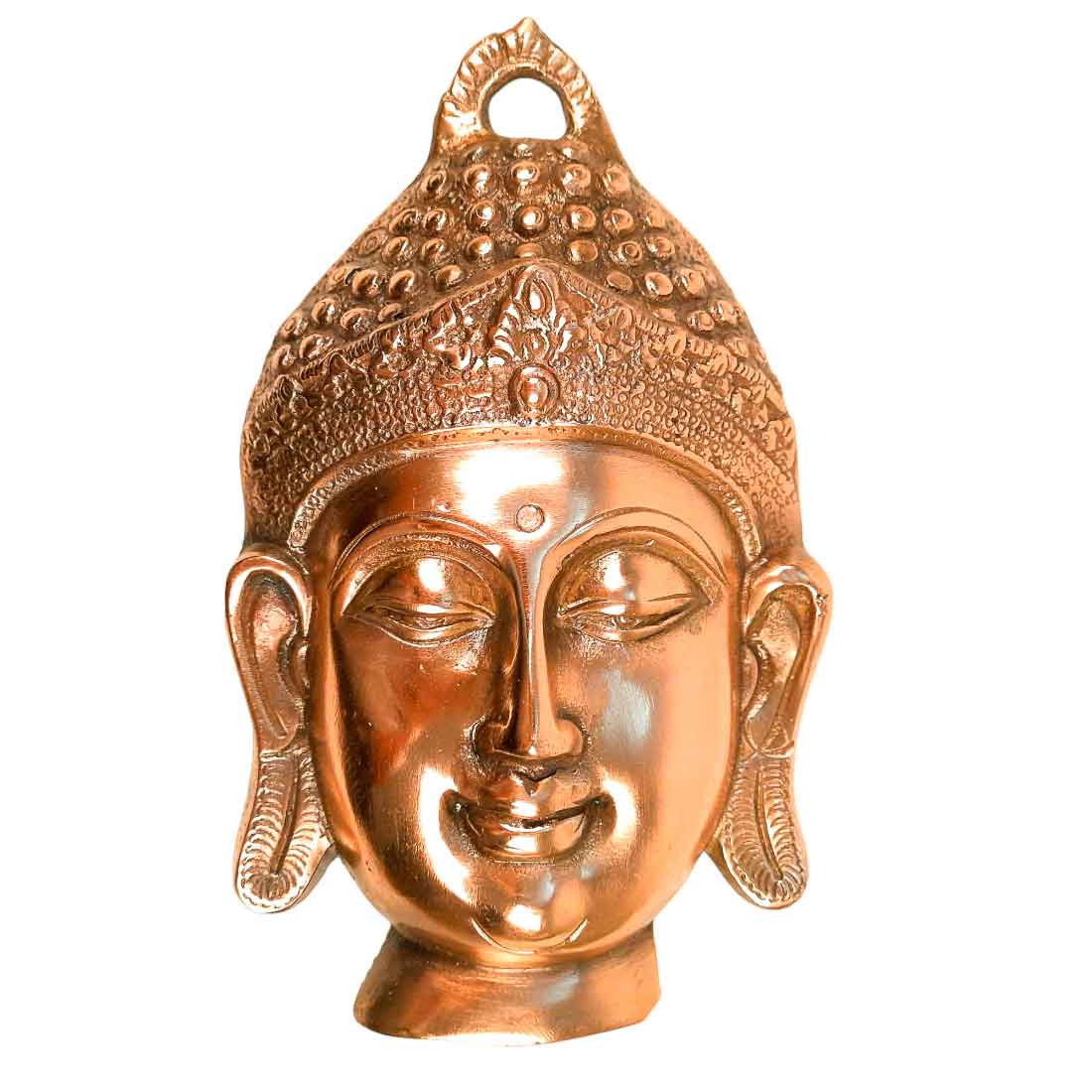 Buddha Face Wall Hanging | Buddha Wall Decor - For Home, Office, Living room Decor & Gifts - 10 Inch - Apkamart