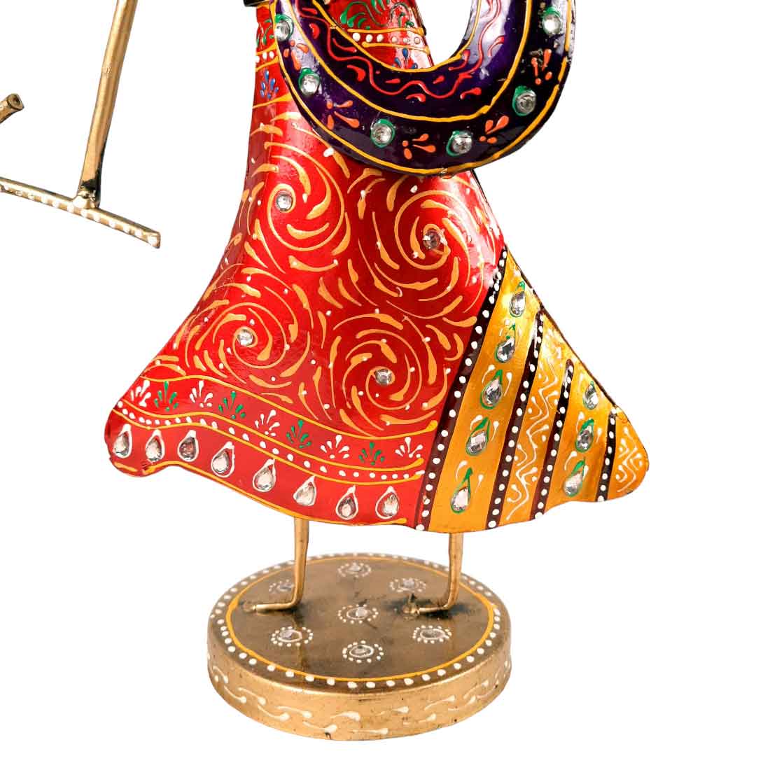 Dancing Couple Showpiece | Dandya Dancing Showpiece - for Table Decor and Gifts- 16 Inch - Apkamart