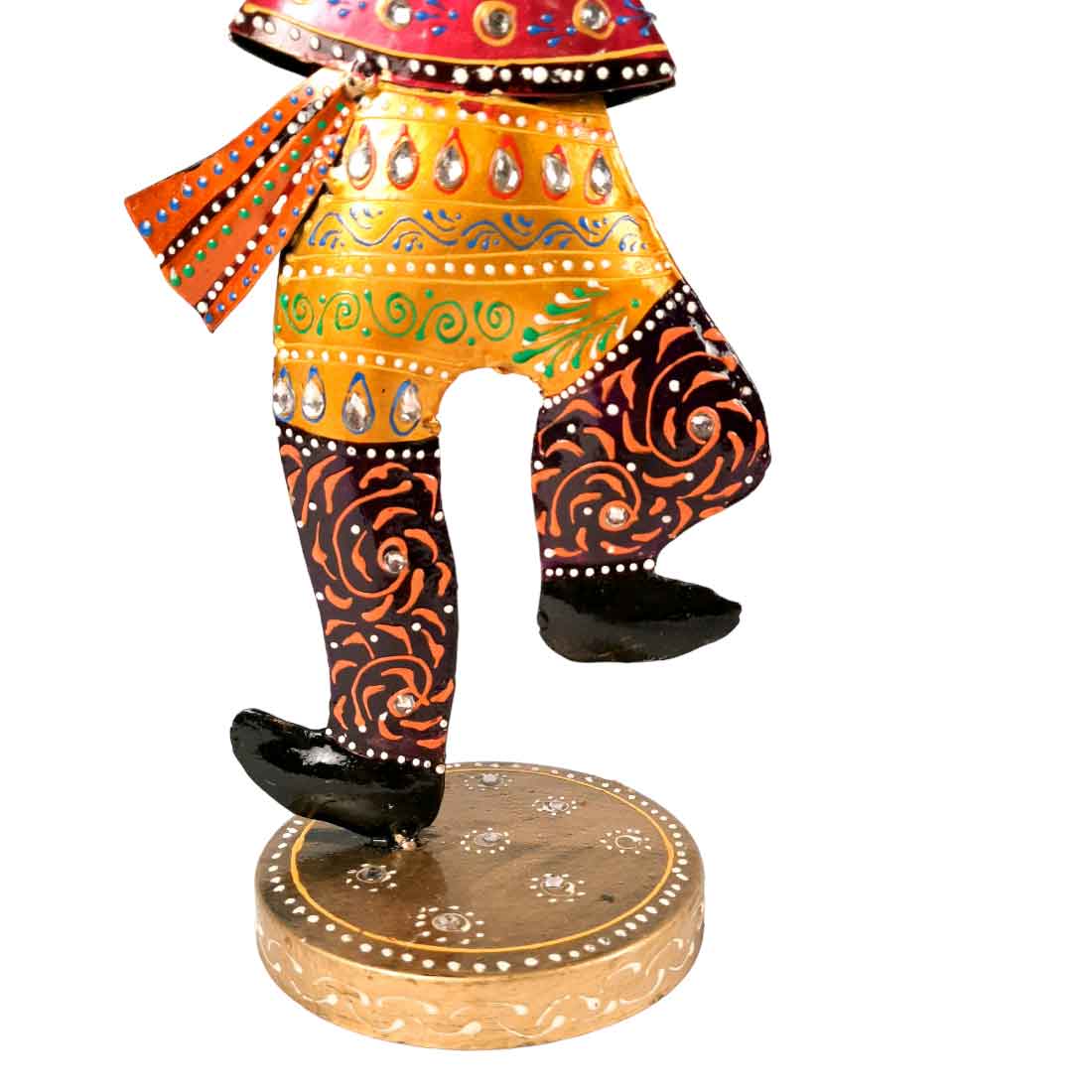 Dancing Couple Showpiece | Dandya Dancing Showpiece - for Table Decor and Gifts- 16 Inch - Apkamart