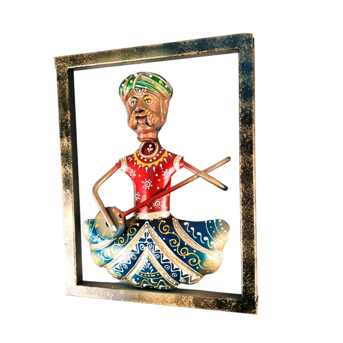 Musician Wall Hanging - Set of 3 | Traditional Wall Decor - For Home, Living Room & Gifts - 9 Inch - Apkamart