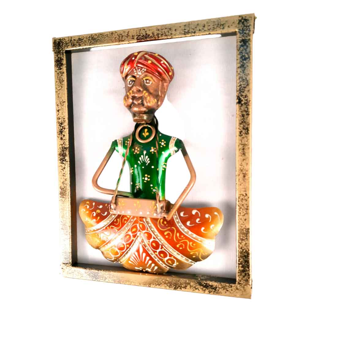 Musician Wall Hanging - Set of 3 | Traditional Wall Decor - For Home, Living Room & Gifts - 9 Inch - Apkamart