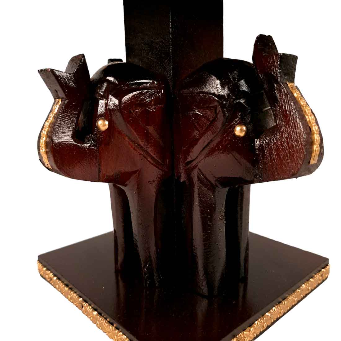 Elephant Cake Stand | Elephant Small Table Showpiece - For Home Decor & Gifts - 8 Inch - Apkamart