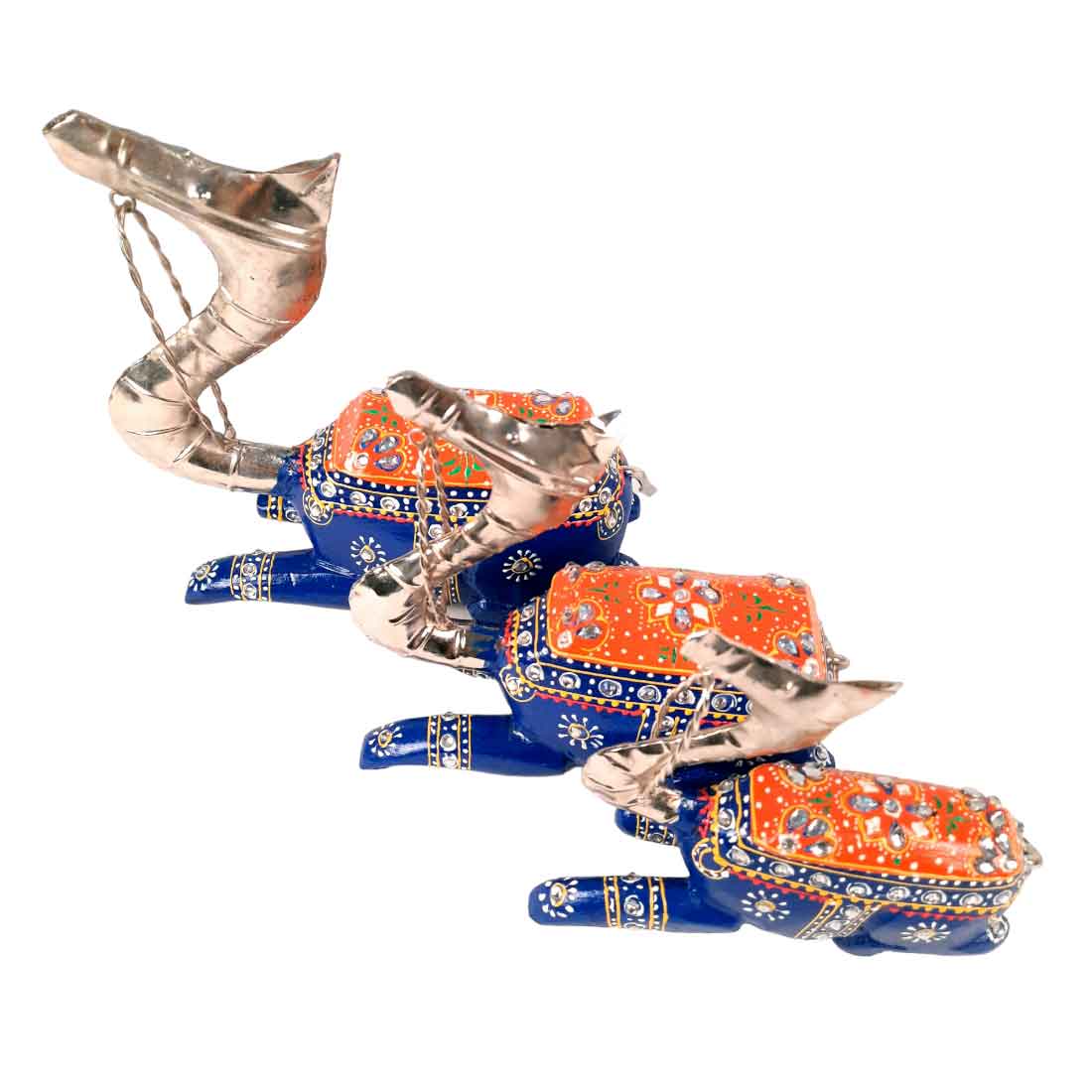 Camel Showpiece - For Home, Living Room & Table Decor - 9 Inch - Set of 3