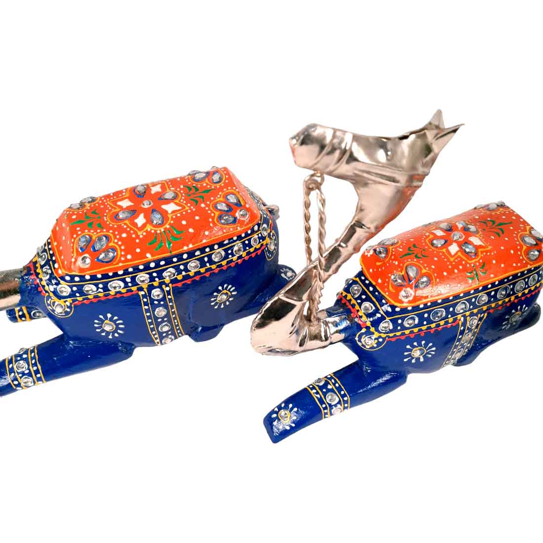 Camel Showpiece - For Home, Living Room & Table Decor - 9 Inch - Set of 3