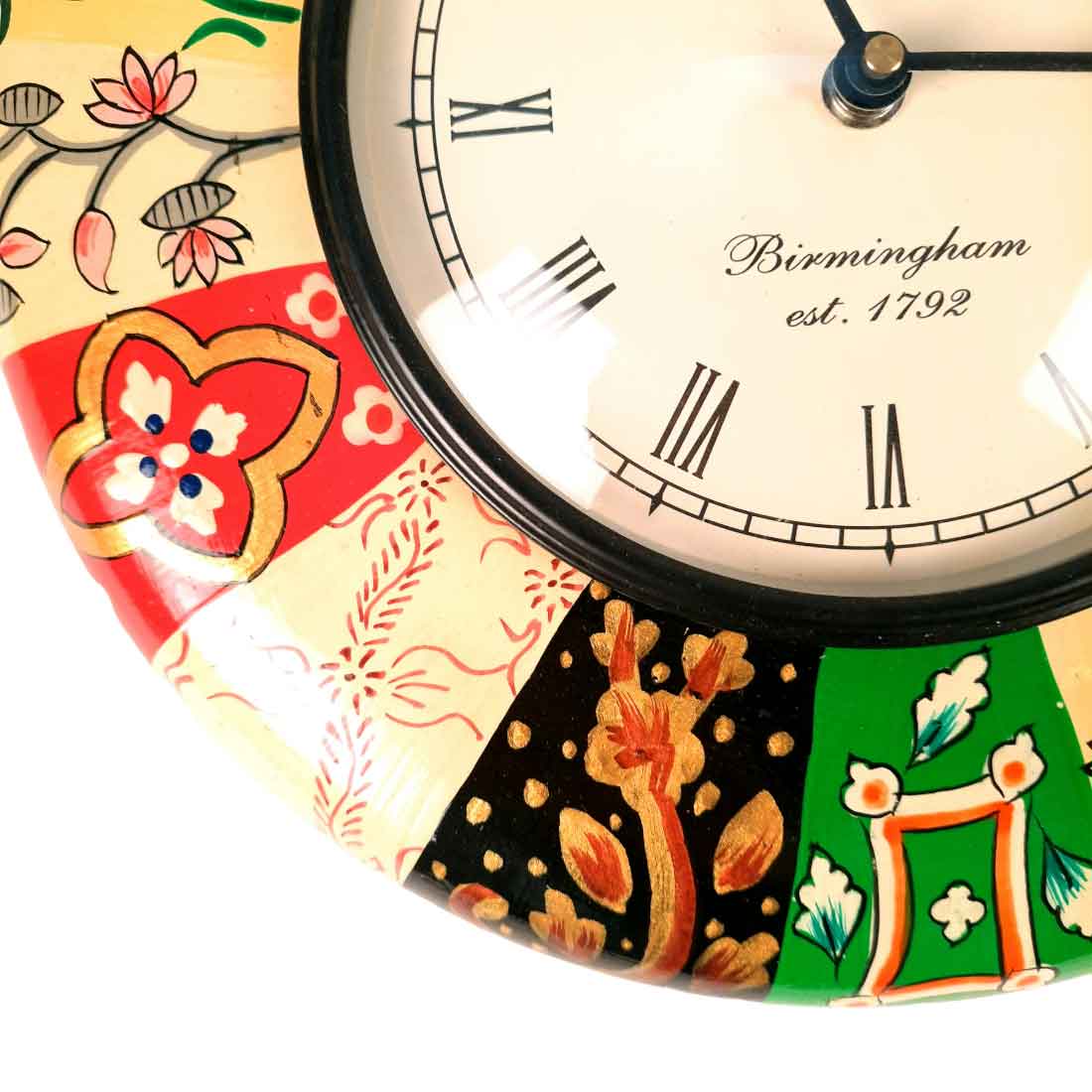 Wall Clock for Home | Wall Mount Analog Round Clock | Antique Deewar Ghadi - For Living Room, Bedroom, Hall, Office Decor & Gift- Apkamart #Style_Design 1