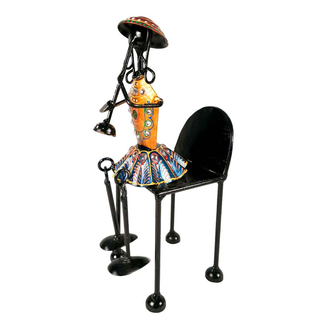 Musician Showpiece | Antique Showpiece - For Center Table Decoration- 11 Inch -Set of 3 - Apkamart