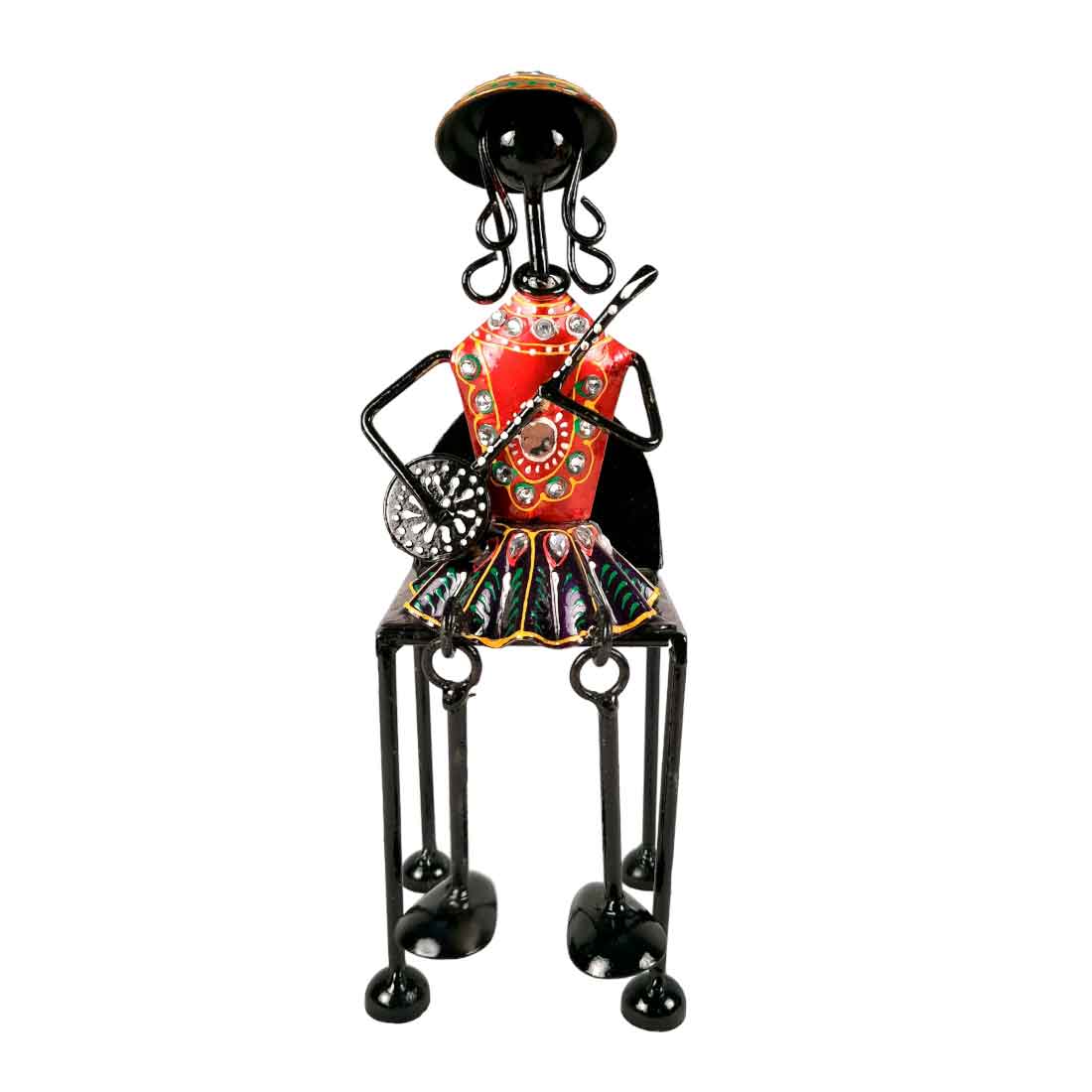 Musician Showpiece | Antique Showpiece - For Center Table Decoration- 11 Inch -Set of 3 - Apkamart