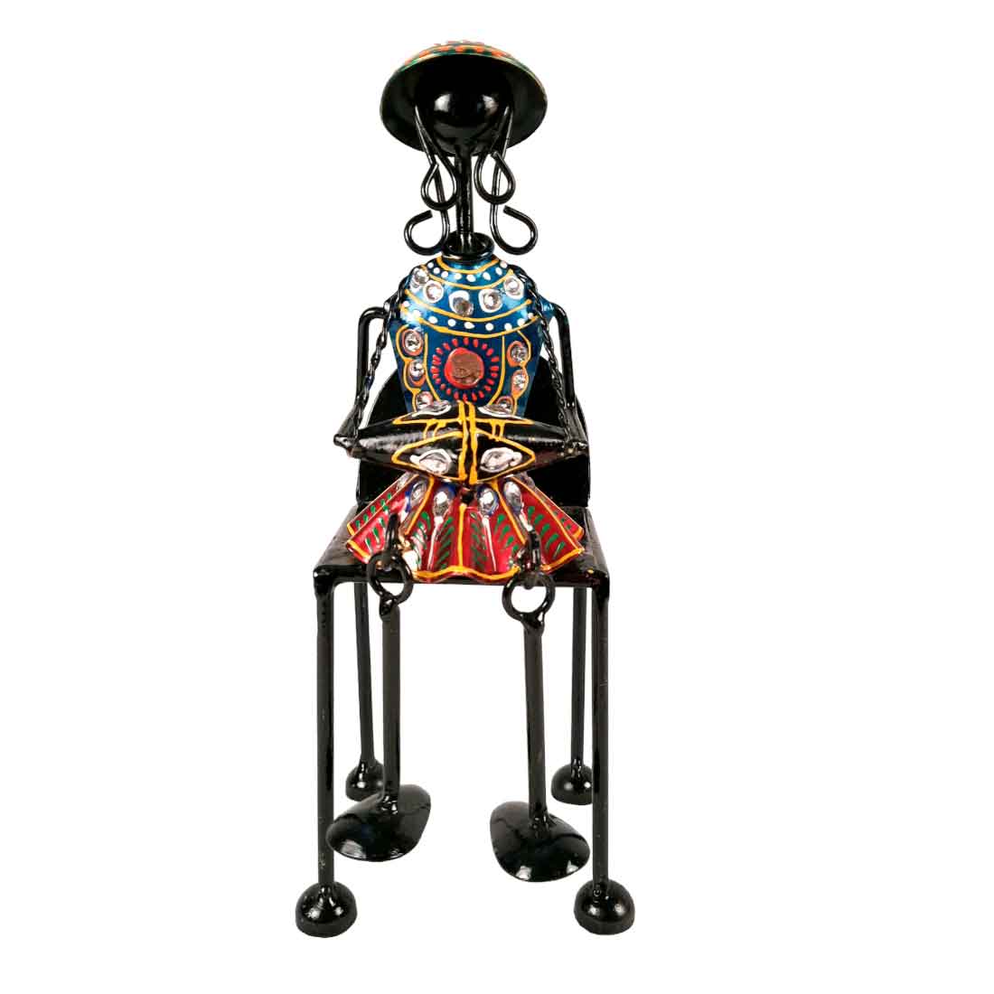 Musician Showpiece | Antique Showpiece - For Center Table Decoration- 11 Inch -Set of 3 - Apkamart