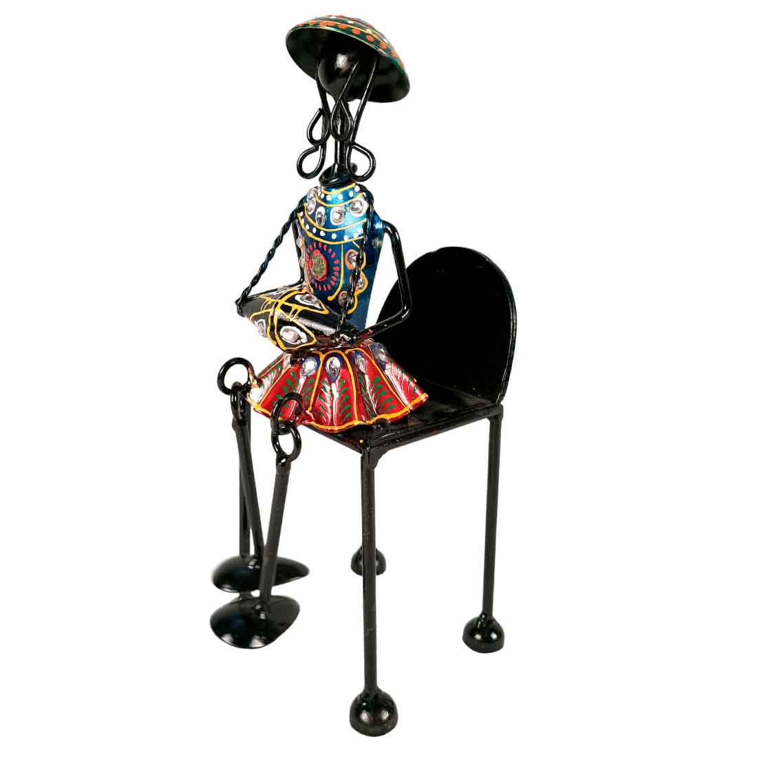 Musician Showpiece | Antique Showpiece - For Center Table Decoration- 11 Inch -Set of 3 - Apkamart