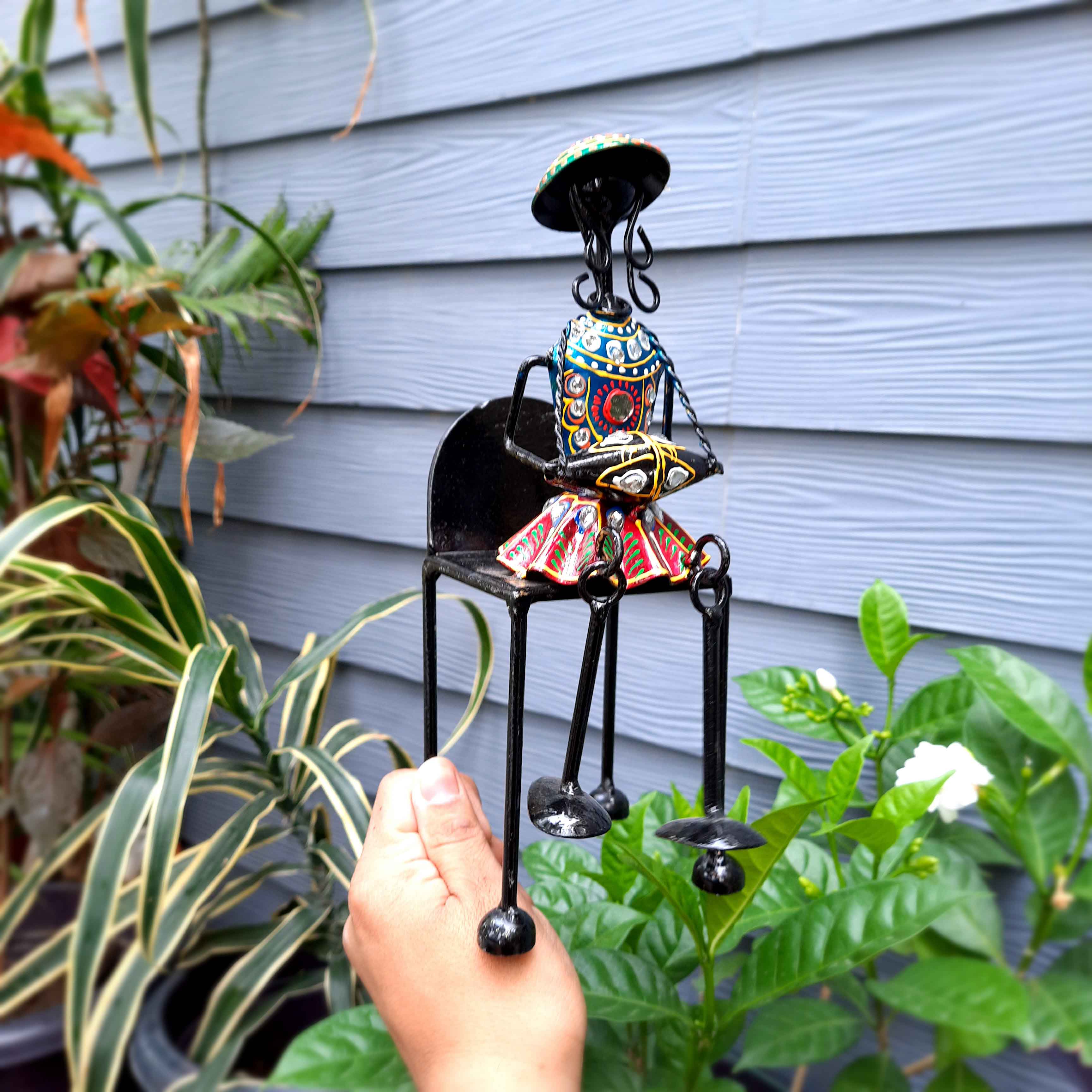 Musician Showpiece | Antique Showpiece - For Center Table Decoration- 11 Inch -Set of 3 - Apkamart