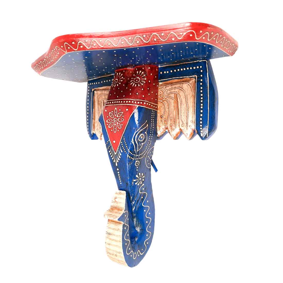 Wall Bracket - Elephant Design - For Living Room Interior Decoration - 12 Inch- Apkamart