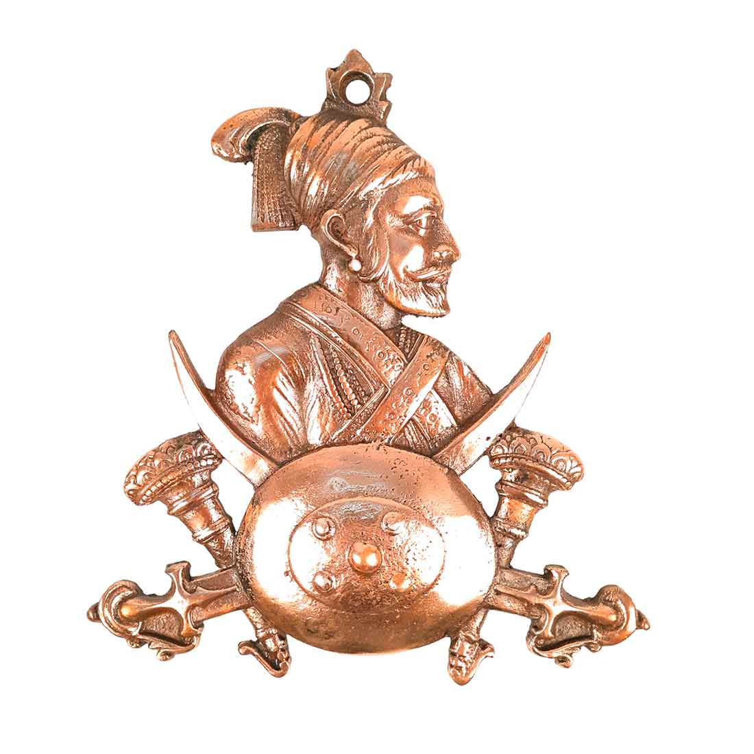 Shivaji Maharaj Wall Hanging - For Home, Office & Schools - 9 Inch- Apkamart