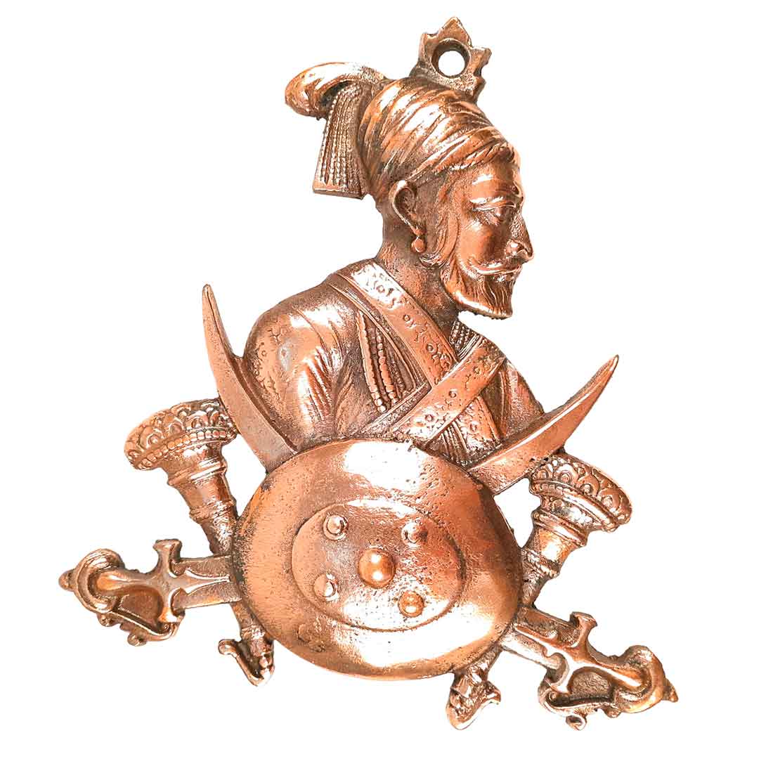 Shivaji Maharaj Wall Hanging - For Home, Office & Schools - 9 Inch- Apkamart