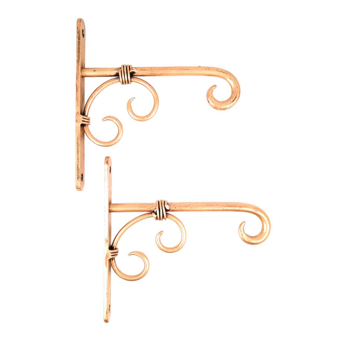 Metal Wall Hook - For Hanging Pots, Plants & Votives - 8 Inch -Apkamart #style_ pack of 2