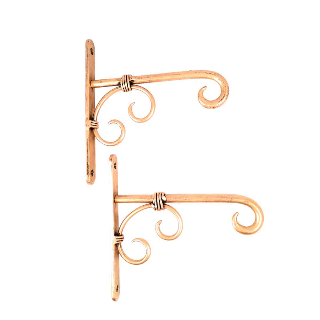 Metal Wall Hook - For Hanging Pots, Plants & Votives - 8 Inch -Apkamart #style_ pack of 2