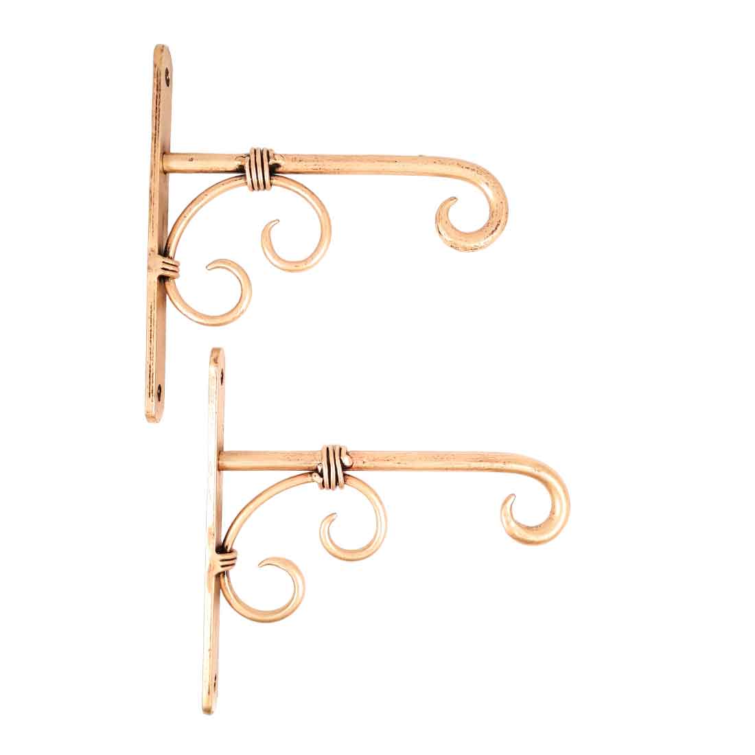 Metal Wall Hook - For Hanging Pots, Plants & Votives - 8 Inch -Apkamart #style_ pack of 2