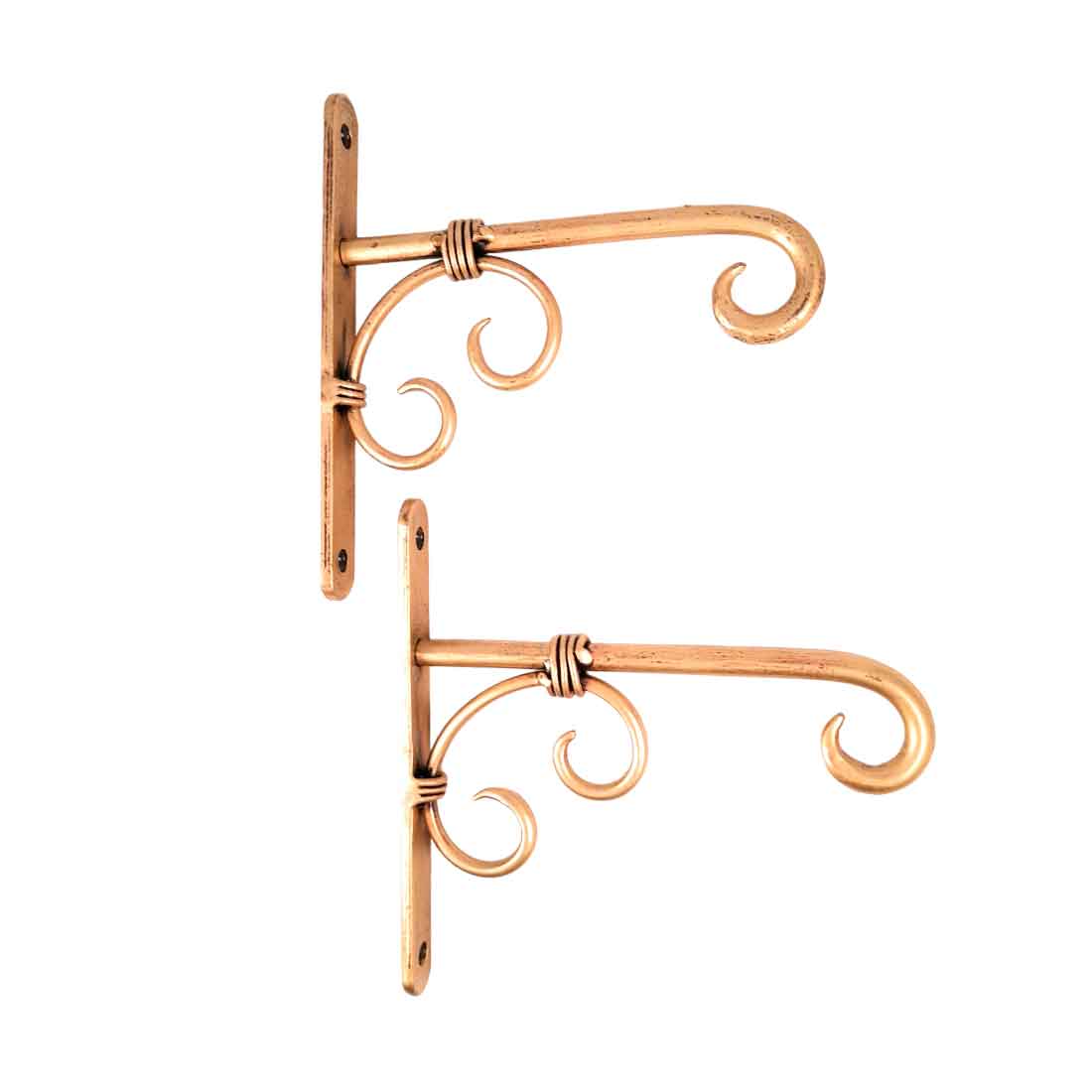 Metal Wall Hook - For Hanging Pots, Plants & Votives - 8 Inch -Apkamart #style_ pack of 2